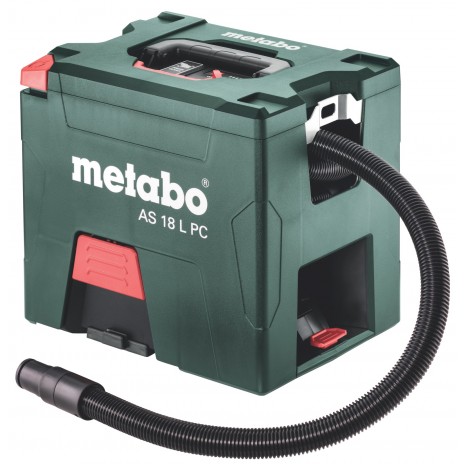 Metabo 18 Volt Σκούπα Γενικών Χρήσεων Μπαταρίας AS 18 L PC με χειροκίνητο φίλτρο καθαρισμού