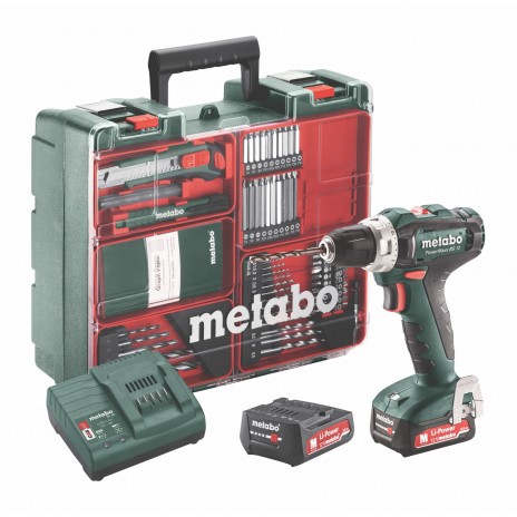 Metabo 12 Volt Δραπανοκατσάβιδο Μπαταρίας PowerMaxx BS 12 Set
