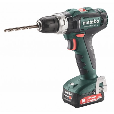 Metabo 12 Volt Κρουστικό Δραπανοκατσάβιδο Μπαταρίας PowerMaxx SB 12