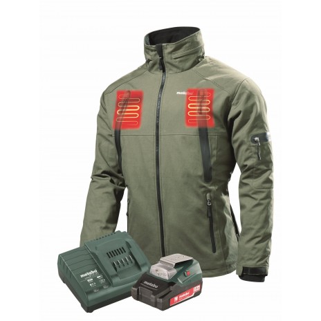 Metabo Θερμαινόμενο Jacket Μπαταρίας HJA 14.4-18 (size XXL) Set και Μπαταρία Φόρτισης