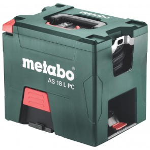 Metabo 18 Volt Σκούπα Γενικών Χρήσεων Μπαταρίας AS 18 L PC με χειροκίνητο φίλτρο καθαρισμού