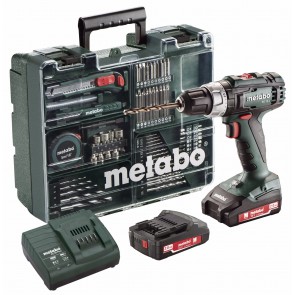 Metabo 18 Volt Δραπανοκατσάβιδο Μπαταρίας 2 Ταχυτήτων BS 18 L Set
