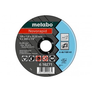 Δίσκος κοπής A 46-T »Novorapid« Inox 125x1x22.23 mm