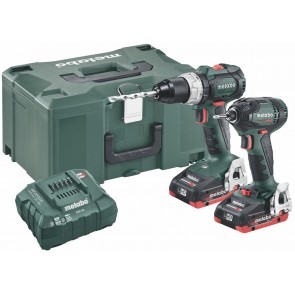 Metabo 18 Volt Combo Set Μπαταρίας 2.1.12 18 V BL LiHD SB 18 LT BL & SSD 18 LTX 200 BL