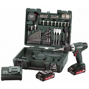 Metabo 18 Volt Δραπανοκατσάβιδο Μπαταρίας BS 18 LI Set Κινητό συνεργείο