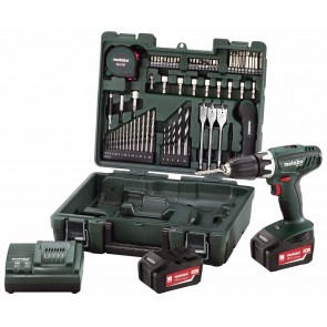 Metabo 18 Volt Δραπανοκατσάβιδο Μπαταρίας BS 18 Li Set Κινητό συνεργείο