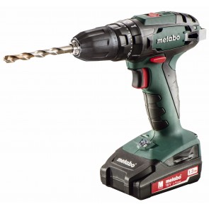 Metabo 18 Volt Κρουστικό Δραπανοκατσάβιδο Μπαταρίας 2 Ταχυτήτων SB 18 με 2 μπαταρίες και βαλίτσα μεταφοράς