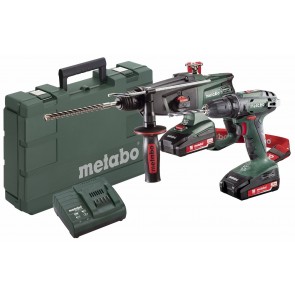 Metabo 18 Volt Combo Set Μπαταρίας 2.3.2 18 V BS 18 & KHA 18 LTX