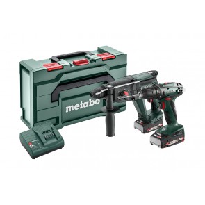 Metabo 18 Volt Combo Set Μπαταρίας 2.3.2 18 V BS 18 + KH 18 LTX 24
